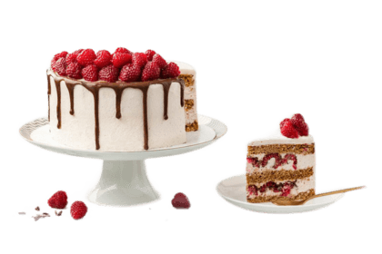 Торт малина в шоколаде